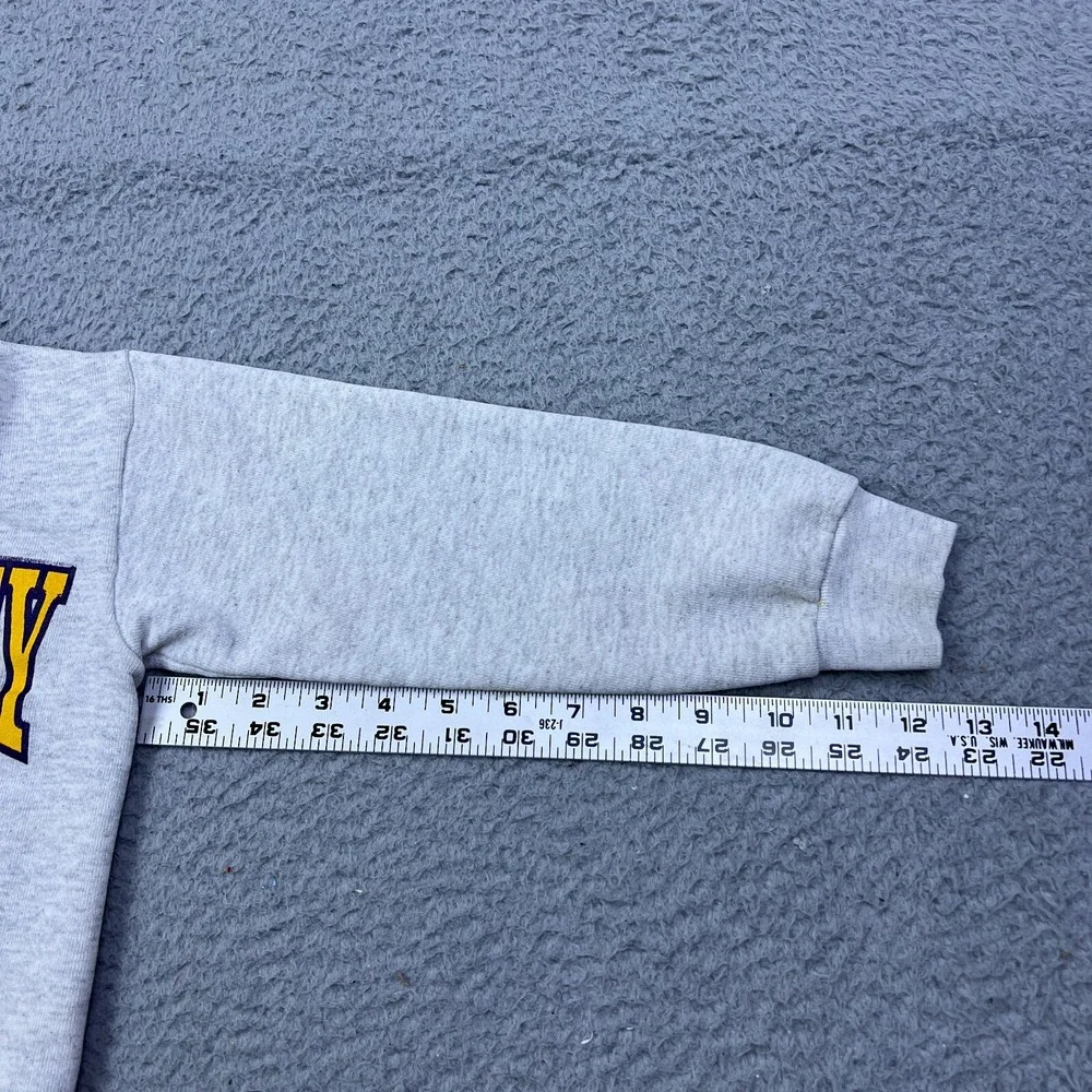 VTG Indianola University Sweatshirt Youth Kids Small 8-10 Gray Crewneck USA Made